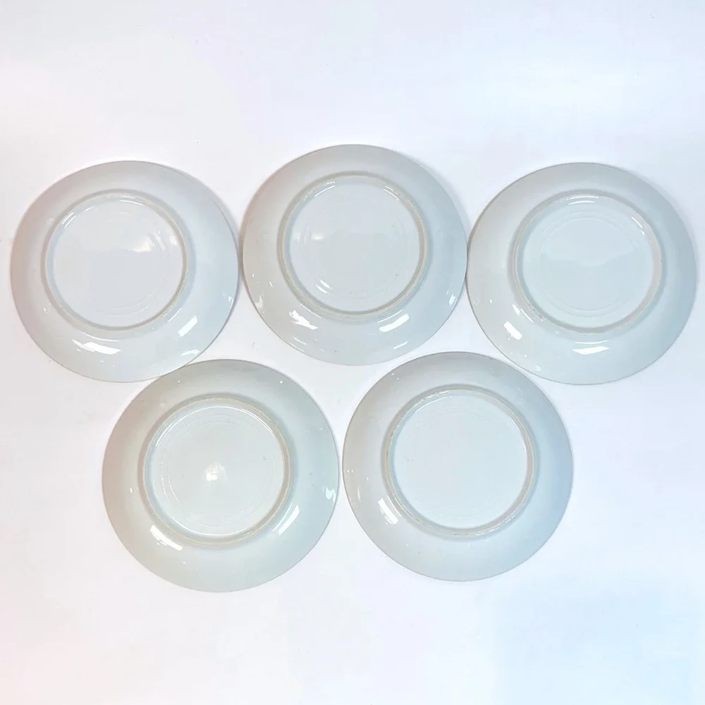Vintage Noritake Set of 5 Gold Filigree Rose Medallion 5.5
